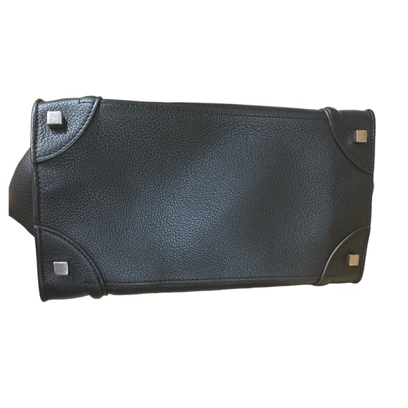 Authentic Celine Black Leather Mini Luggage Tote - Picture 8 of 8